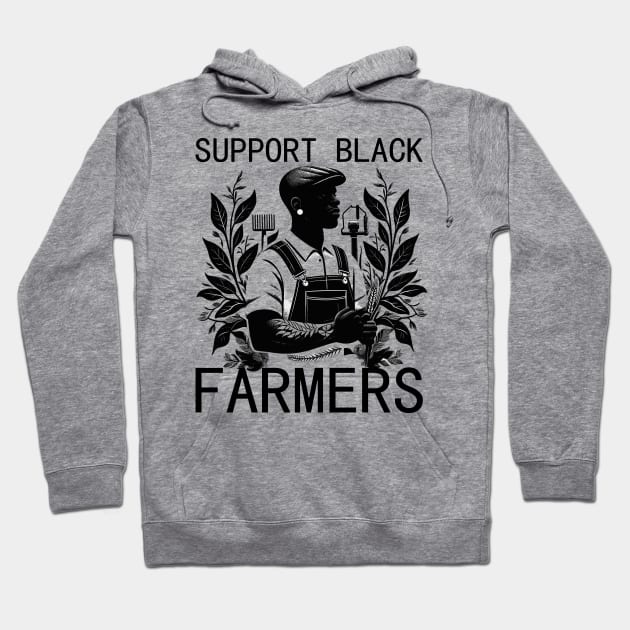 Support Black Farmers Hoodie by click2print